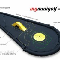 My Mini Golf Set Airtrack - Inflatable Crazy Golf Obstacle Set - Image 2