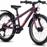 Cube Acid 200 Allroad 20" Kids Mountain Bike - Purple/Orange - Image 2