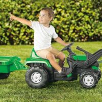 Dolu Ranchero Tractor Pedal Operated with Trailer & Excavator - Image 2