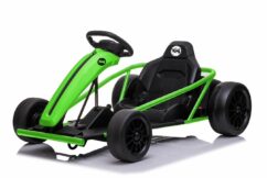 XN E-Go Kart 24v Kids Electric Go Kart Ride On - Black/Green