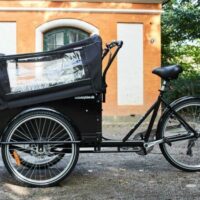 AMCargoBikes Lightweight Classic Cargo Bike - Black - Image 2