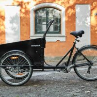 AMCargoBikes Lightweight Classic Cargo Bike - Black - Image 3