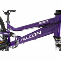 Falcon Siren Girls Full Suspension Mountain Bike 24" - Purple - Image 3