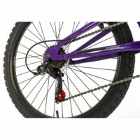Falcon Siren Girls Full Suspension Mountain Bike 24" - Purple - Image 7