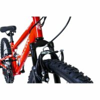 Falcon Neutron 24" Boys Full Suspension Mountain Bike - Red - Image 3