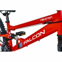 Falcon Neutron 24" Boys Full Suspension Mountain Bike - Red - Image 4