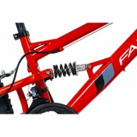 Falcon Neutron 24" Boys Full Suspension Mountain Bike - Red - Image 5