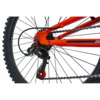 Falcon Neutron 24" Boys Full Suspension Mountain Bike - Red - Image 6