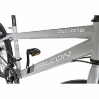 Falcon Cyclone 24" Kids Boys Rigid Mountain Bike - Grey - Image 4