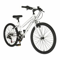 Falcon Aurora 24" Kids Girls Rigid Mountain Bike - White - Image 2