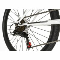 Falcon Aurora 24" Kids Girls Rigid Mountain Bike - White - Image 3