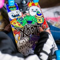 Xootz Kids Sketch Ya Deck Colour In 28" Skateboard - Image 2