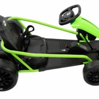 XN E-Go Kart 24v Kids Electric Go Kart Ride On - Black/Green - Image 3