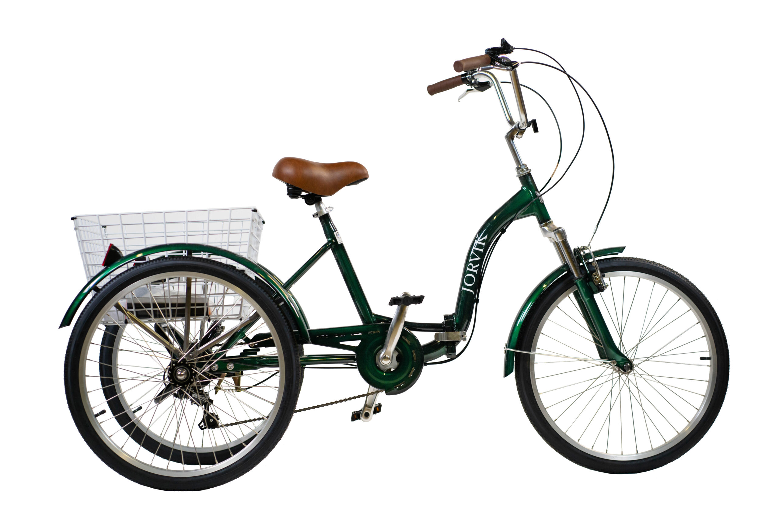 Ex-Demo Jorvik Folding Adult Tricycle - 24" Racing Green