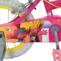 Trolls 14" Wheel Kids Bike - Pink - Image 8