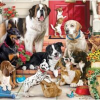 Trefl Doggy Fun Puzzle Adult 10 Hidden Shapes - 1043 Pieces - Image 2