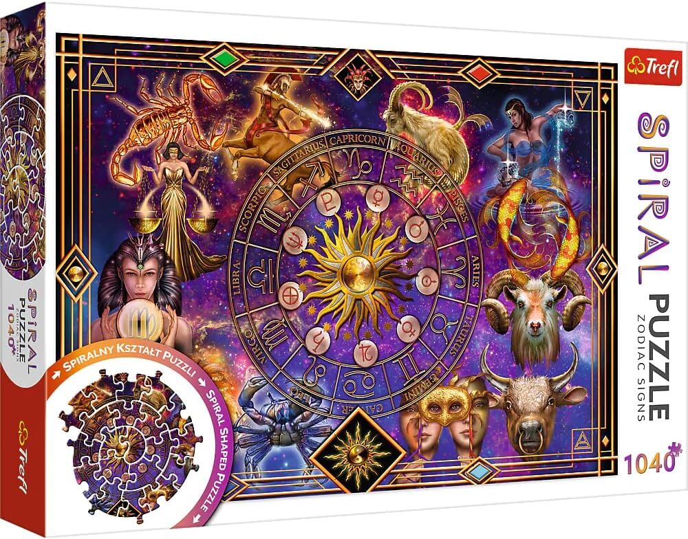 Trefl Spiral Zodiac Signs Puzzle Adults - 1040 Pieces