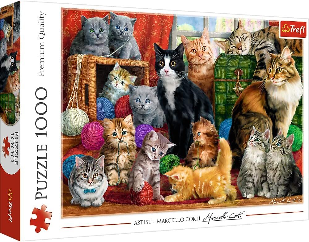 Trefl Feline Meeting Puzzle Adults - 1000 Pieces