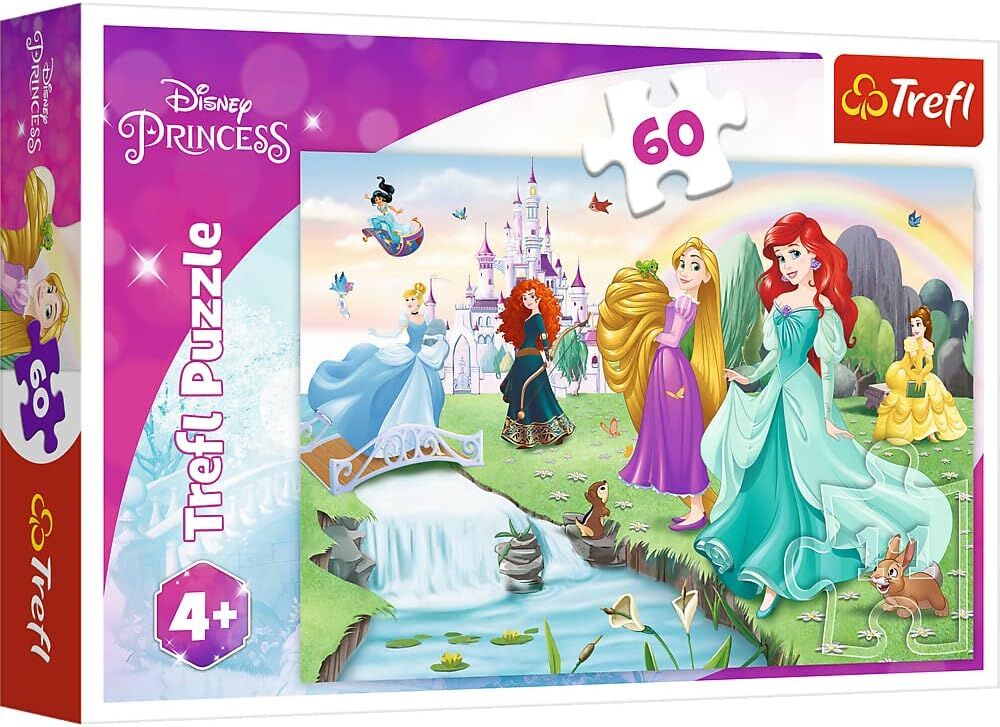 Trefl Disney Princess Meet the Princesses Puzzle Kids - 60 Pieces
