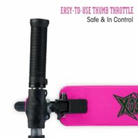 Xootz Element Junior Folding Electric Scooter Ride On, 12V - Pink - Image 7