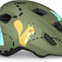 MET Hooray Kids Cycling Helmet 52-56cm - Forest Green - Image 2