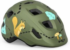 MET Hooray Kids Cycling Helmet 52-56cm - Forest Green
