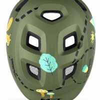 MET Hooray Kids Cycling Helmet 52-56cm - Forest Green - Image 4