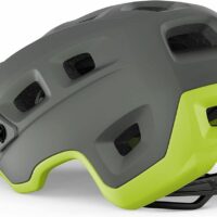 MET Terranova MTB Helmet - Grey/Lime - Image 3