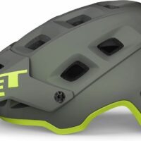 MET Terranova MTB Helmet - Grey/Lime - Image 4