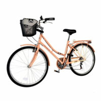 Aurai Trekker Ladies Heritage Bike, 26" Wheel, 6 Speed - Peach - Image 2