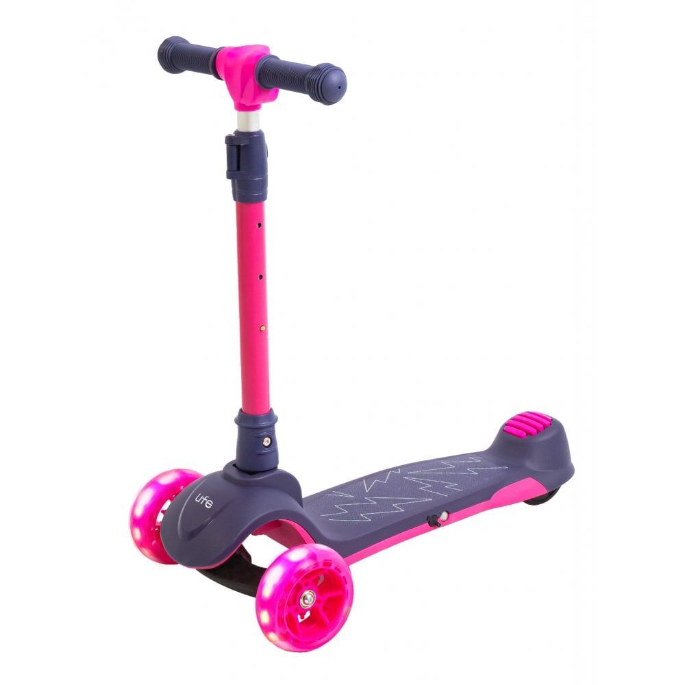 Li-Fe Trilogy Electric Tri-Scooter - Purple/Pink