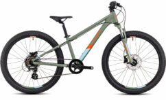 Cube Acid 240 Disc MTB 24in Wheel - Green/Orange