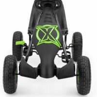 Xootz Viper Racing Go Kart Kids Ride On Pedal Car - Black/Green - Image 2