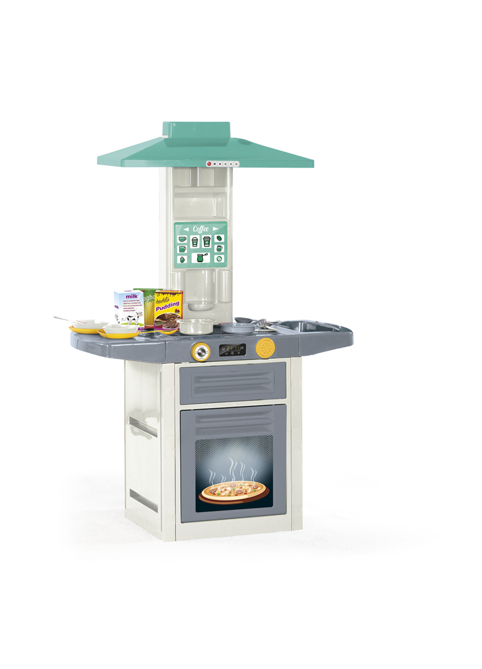Dolu Kitchen Play Set - White/Grey