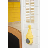 Dolu Garden Playhouse With Fence - White - Image 2