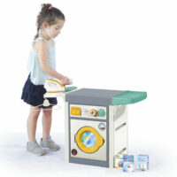 Dolu Washing Machine Toy - White/Grey - Image 2