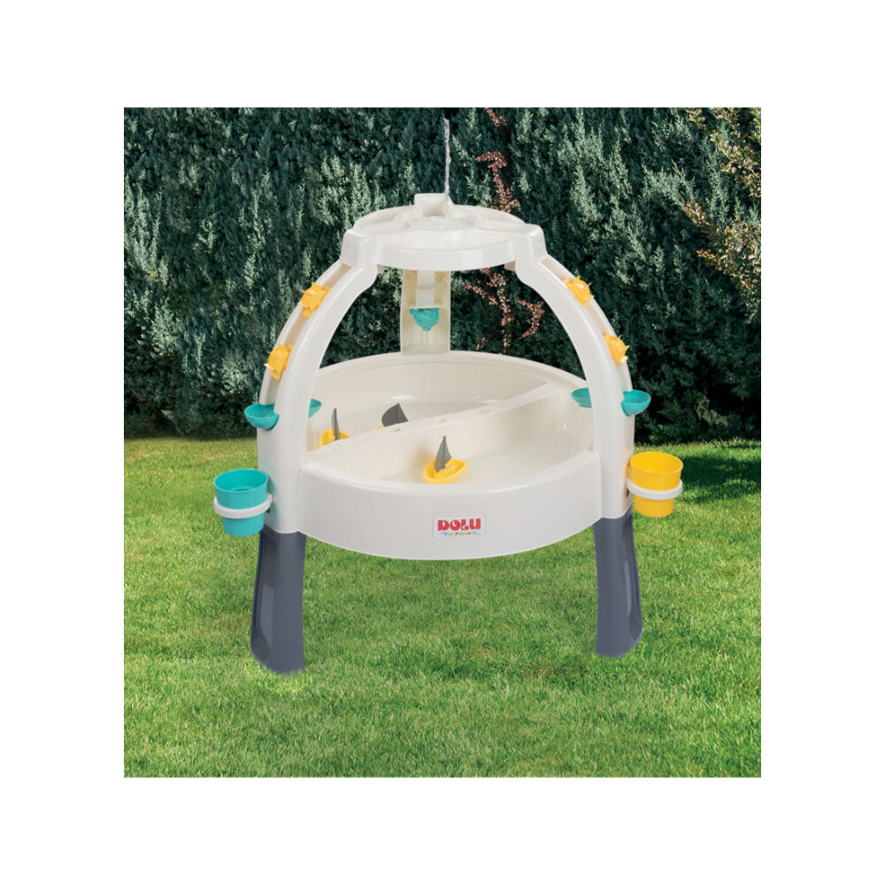 Dolu Fun Fountain Sand and Water Table - White