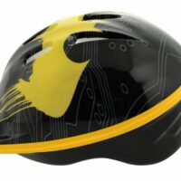Batman Kids Safety Helmet 52-56cm - Black/Yellow - Image 2