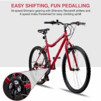 Insync Breeze SLR Ladies MTB 18 Speed, 26 in Wheels - Red - Image 7