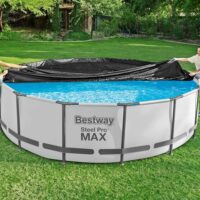 Bestway 15ft Round Pool Cover - Image 3