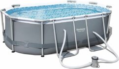 Bestway Power Steel Swimming Pool Set With Filter Pump - 10' x 6' 7"