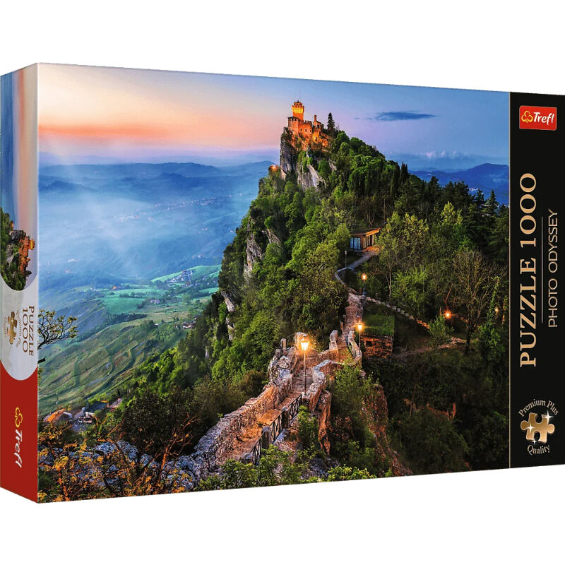 Trefl Cesta Tower, San Marino Puzzle - 1000 Pieces