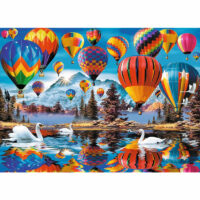 Trefl Colourful Balloons Wooden Puzzle - 1000 Pieces - Image 2
