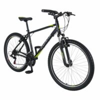 Claud Butler Edge Hardtail Mountain Bike - Black/Green - Image 2