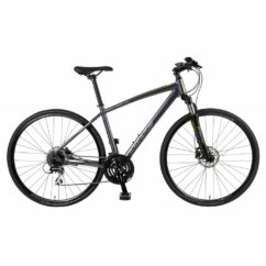 Claud Butler Explorer 4.0 Hybrid Bike, 24 Speed - Grey