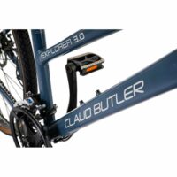Claud Butler Explorer 3.0 Low Step Hybrid Bike - Blue/White - Image 4