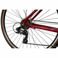 Claud Butler Explorer 2.0 Hybrid Bike - Red - Image 7