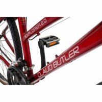 Claud Butler Explorer 2.0 Low Step Hybrid Bike - Red - Image 4