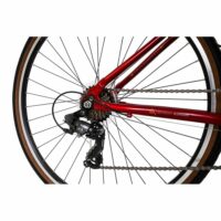 Claud Butler Explorer 2.0 Low Step Hybrid Bike - Red - Image 7