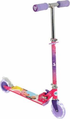 Disney Princess Folding Inline Scooter with Light Up Wheels